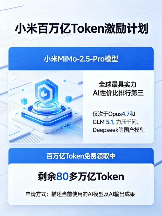 小米MiMo Orbit-百万亿Token激励计划 
