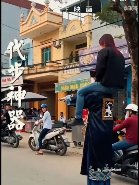 TLF映畫『代步神器』
百公里油耗可能只需要一碗雞血
#僵尸 #街头拉风瞬间 #TLF映画 #搞笑 #市集奇遇